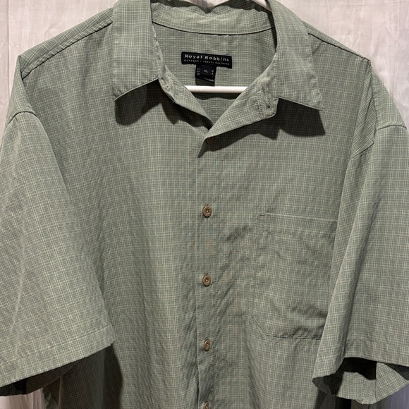 Vintage Royal Robbins Plaid Short Sleeve Shirt Mens XL Casual Button Down - Picture 1 of 10